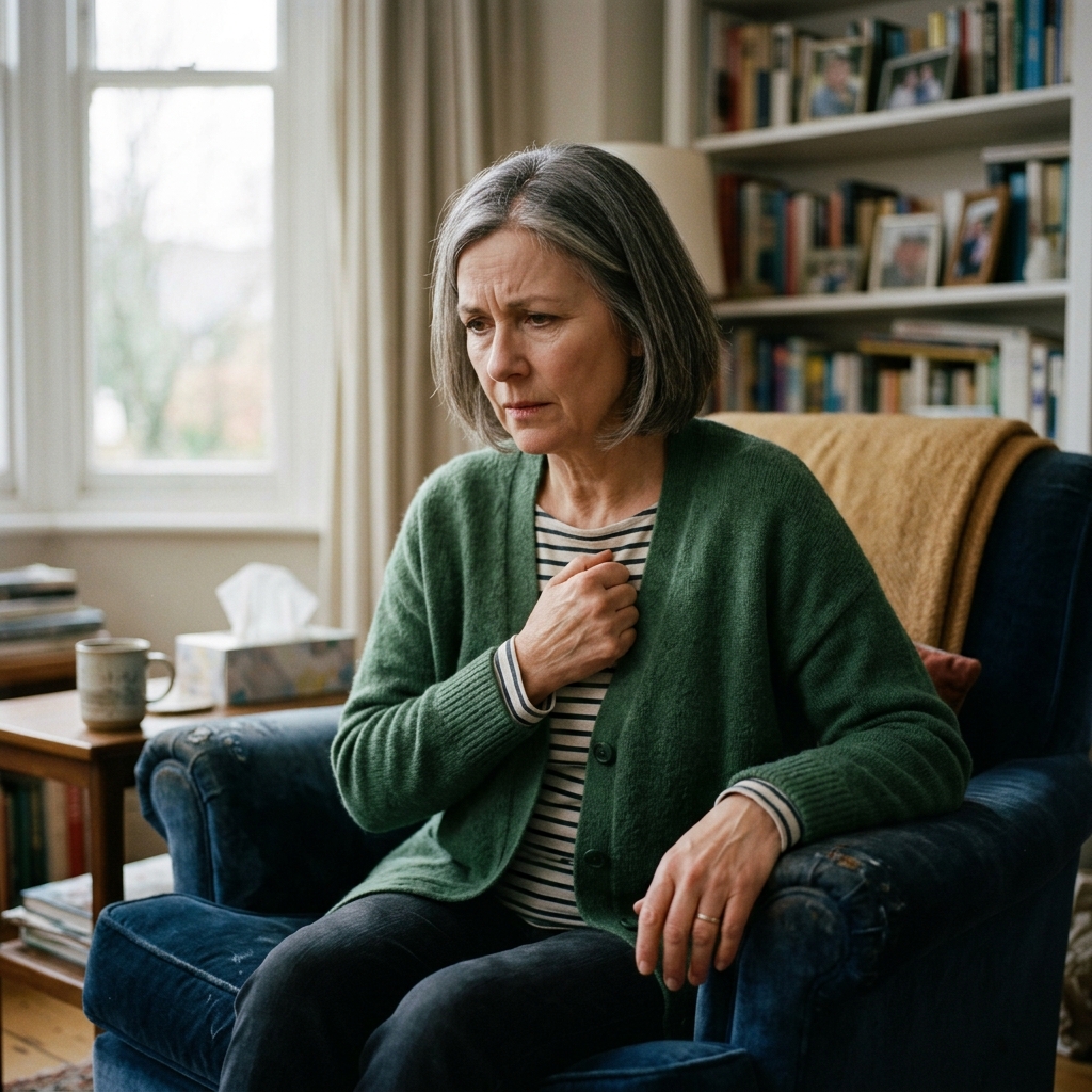 Dor ou pressão no peito